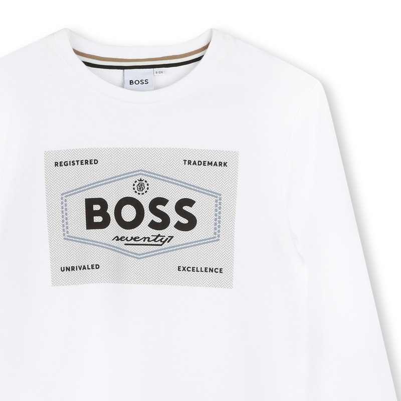 Langarm-T-Shirt BOSS 
                        BOY