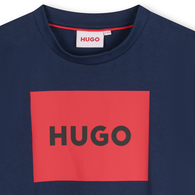 Kurzarm-T-Shirt aus Baumwolle HUGO 
                        BOY