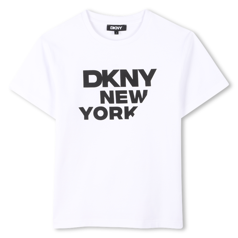 Kurzarm-T-Shirt aus Baumwolle DKNY 
                        UNISEX