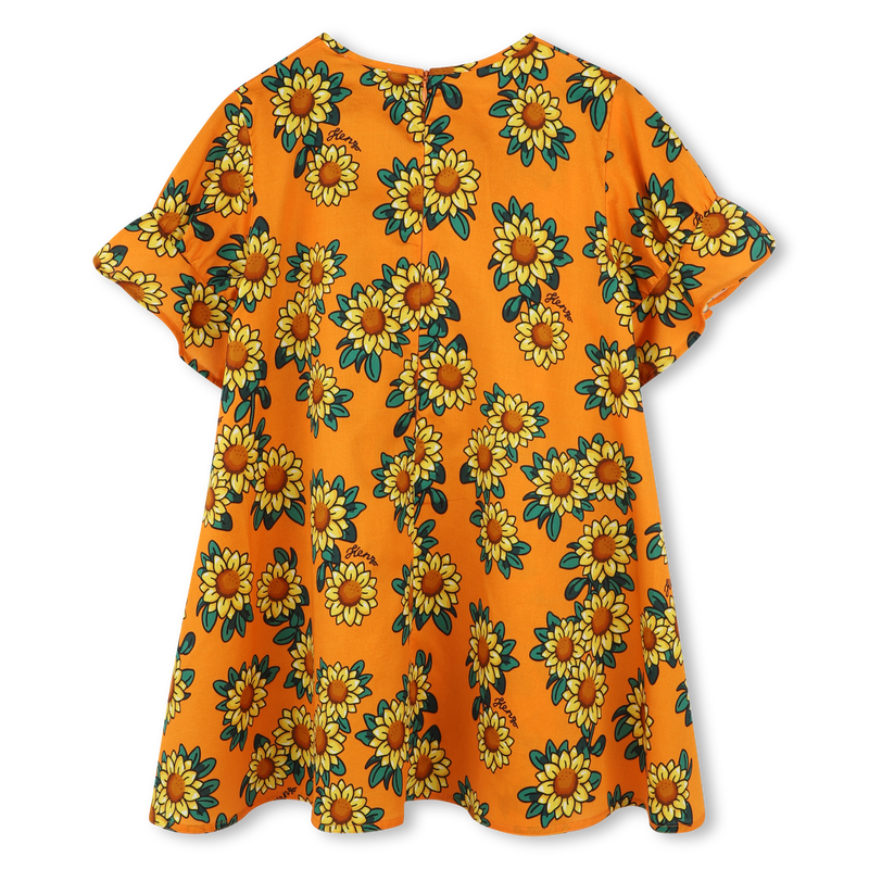 Kleid mit Sonnenblumen KENZO KIDS 
                        GIRL