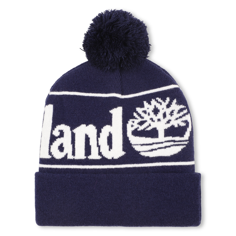 Jacquard-Pompon-Strickm&uuml;tze TIMBERLAND 
                        BOY
