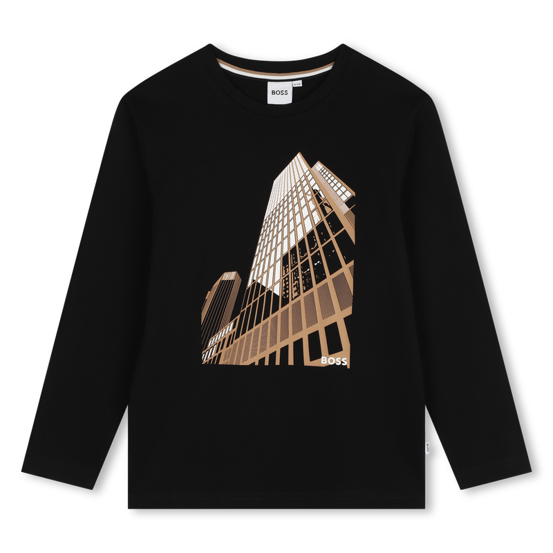 Langarm-T-Shirt BOSS 
                        BOY