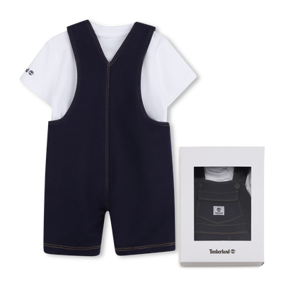 OVERALL UND T-SHIRT-SET TIMBERLAND BOY