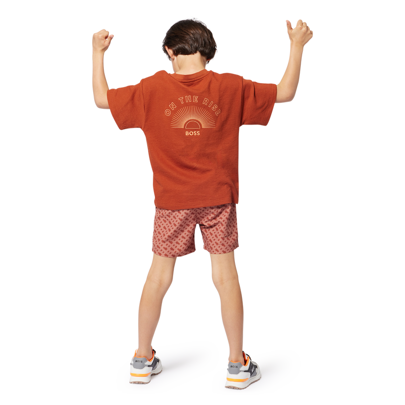 Schn&uuml;rsneaker mit Farbdetail BOSS 
                        BOY