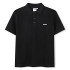 Baumwoll-Poloshirt mit Logo BOSS 
                    BOY