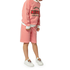Gestreifte Baumwoll-Bermudas KENZO KIDS 
                    BOY