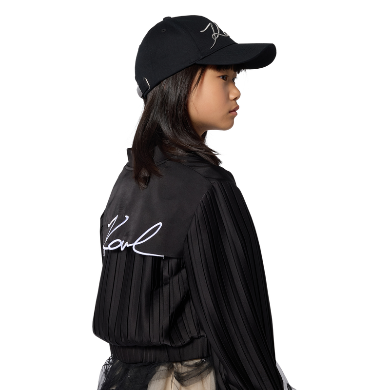 JACKE MIT PLISSIERTEN &Auml;RMELN KARL LAGERFELD KIDS 
                        GIRL