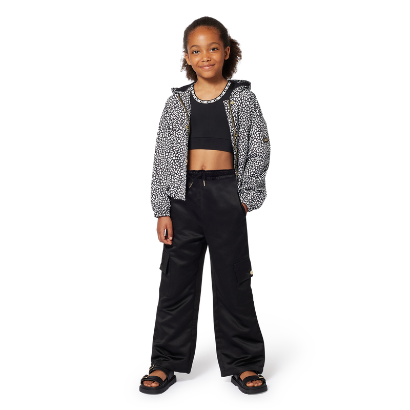 Gl&auml;nzende Hose mit Taschen MICHAEL KORS 
                        GIRL