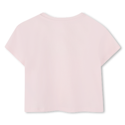 Kurzes Baumwoll-T-Shirt MICHAEL KORS GIRL