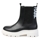 Leder-Stiefeletten KARL LAGERFELD KIDS 
                    GIRL