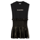 Kleid aus Materialmix KARL LAGERFELD KIDS 
                    GIRL