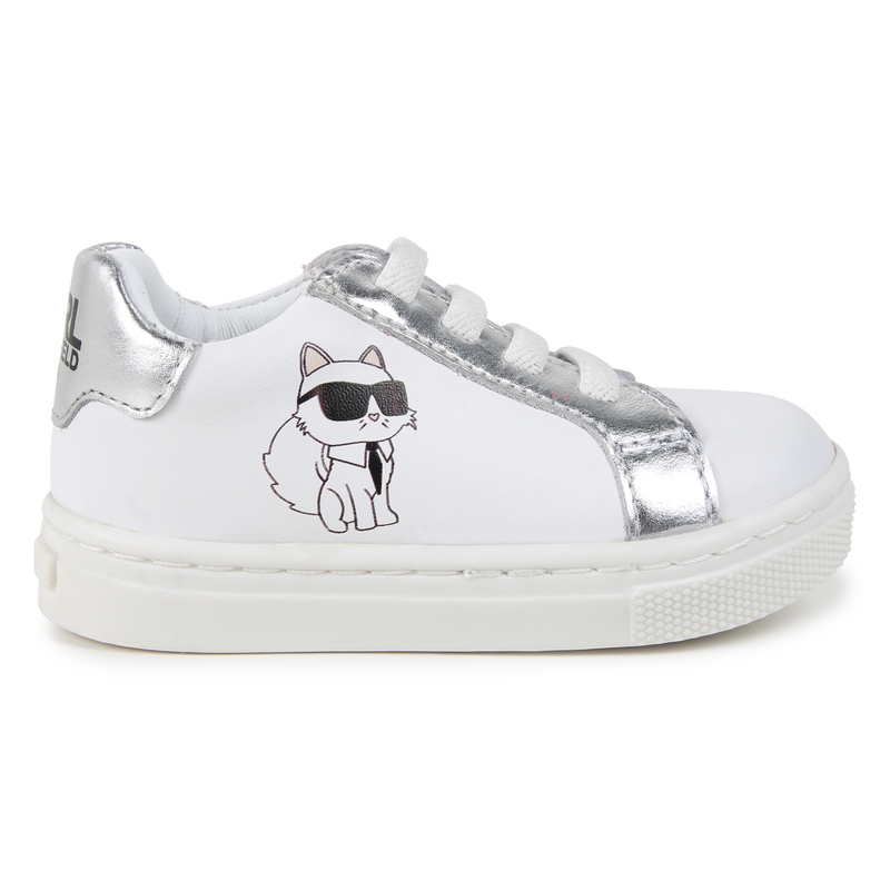 Low-Sneaker aus Leder KARL LAGERFELD KIDS 
                        UNISEX