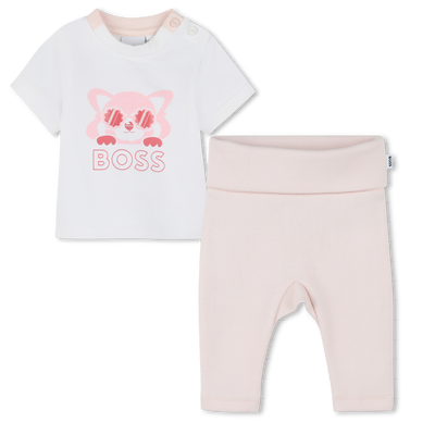 Set aus T-Shirt und Leggings BOSS GIRL
