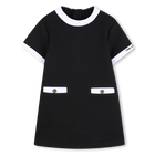 Kurz&auml;rmeliges kleid KARL LAGERFELD KIDS 
                    GIRL
