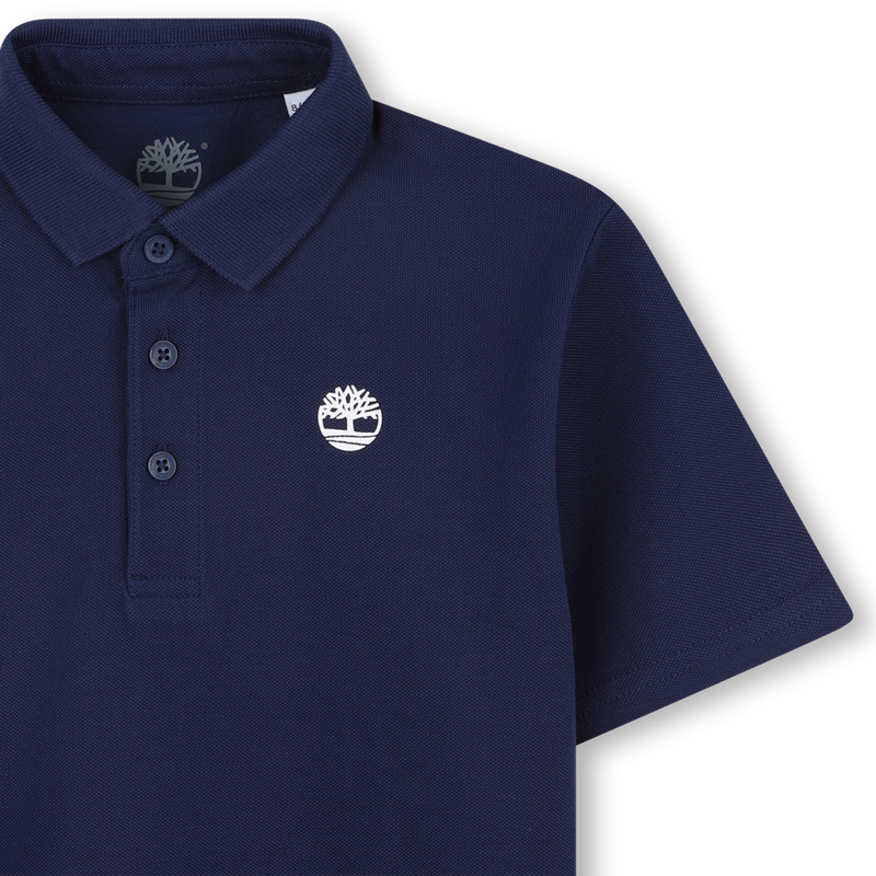 Einfarbiges Poloshirt mit Logo TIMBERLAND 
                        BOY