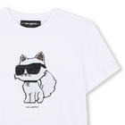 Kurz&auml;rmeliges t-shirt KARL LAGERFELD KIDS 
                    GIRL