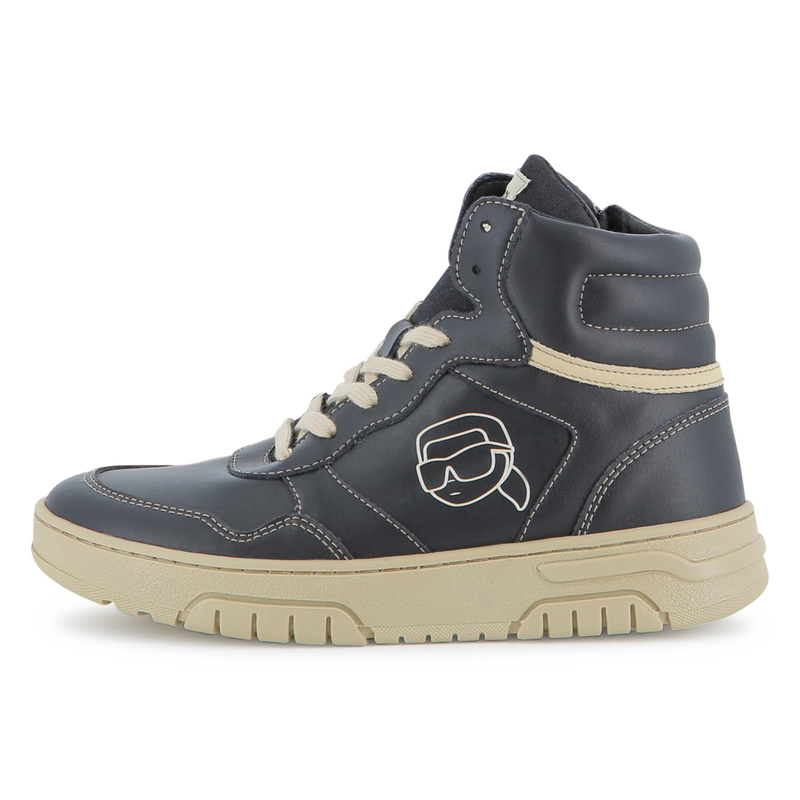 High-Top-Sneakers mit Schn&uuml;rung KARL LAGERFELD KIDS 
                        BOY