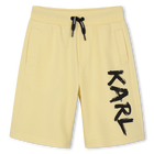 Bermudashorts aus baumwolle, WACHS GELB, hi-res
