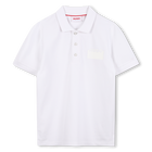 Kurz&auml;rmeliges Poloshirt, WEISS, hi-res