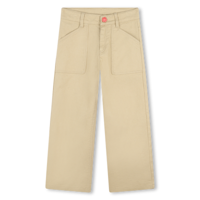 Schlaghose aus Baumwolle KENZO KIDS GIRL