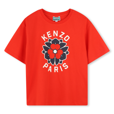 T-Shirt mit Siegel-Druck KENZO KIDS GIRL