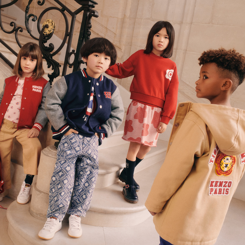 Leder-Ballerinas mit Schnalle KENZO KIDS 
                        GIRL
