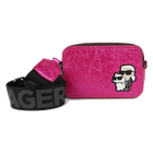 Handtasche aus zerknittertem Textil KARL LAGERFELD KIDS 
                    GIRL