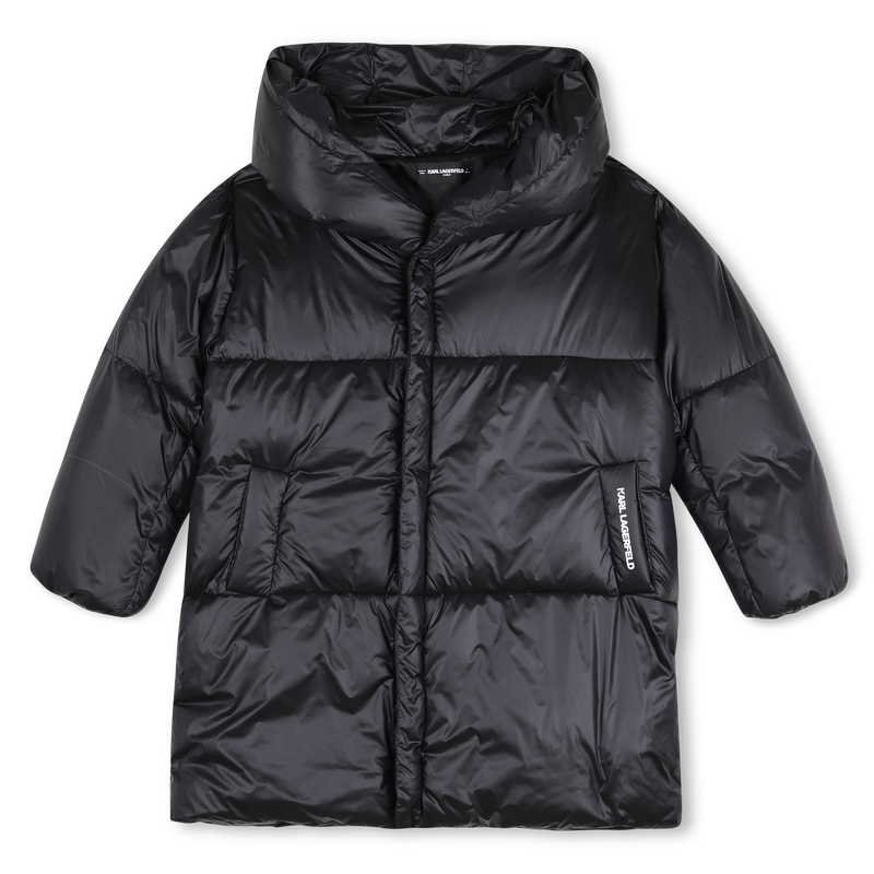 Lange Daunenjacke KARL LAGERFELD KIDS 
                        GIRL