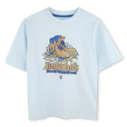 Weites T-Shirt mit Druck, HIMMELBLAU, hi-res