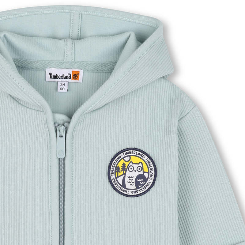 Gerippte Strickjacke mit Kapuze TIMBERLAND 
                        BOY