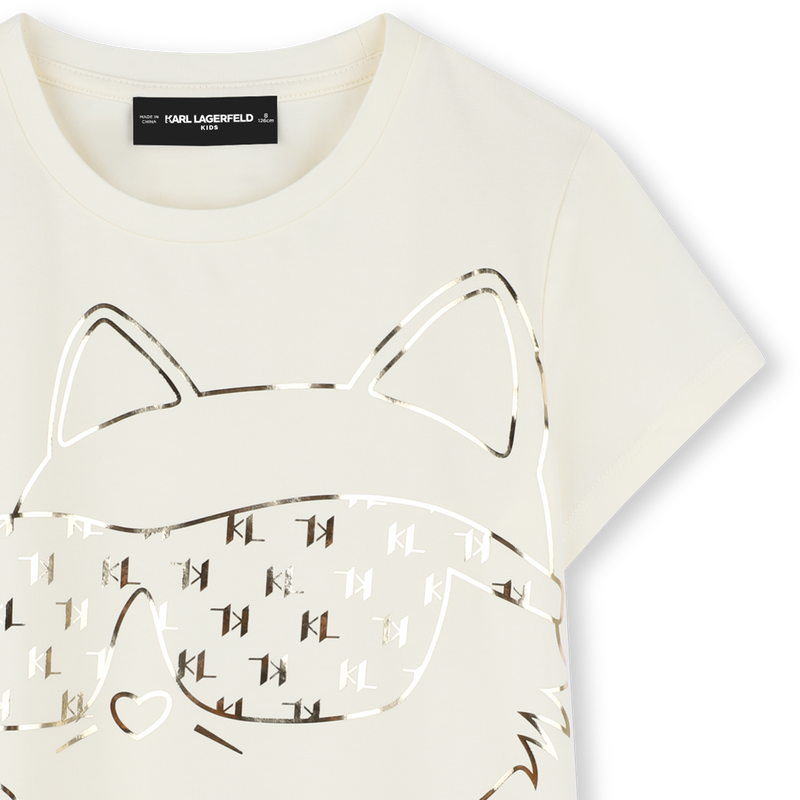 Kurzarm-T-Shirt KARL LAGERFELD KIDS 
                        GIRL