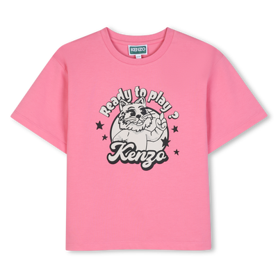 T-Shirt mit kurzen &Auml;rmeln KENZO KIDS GIRL