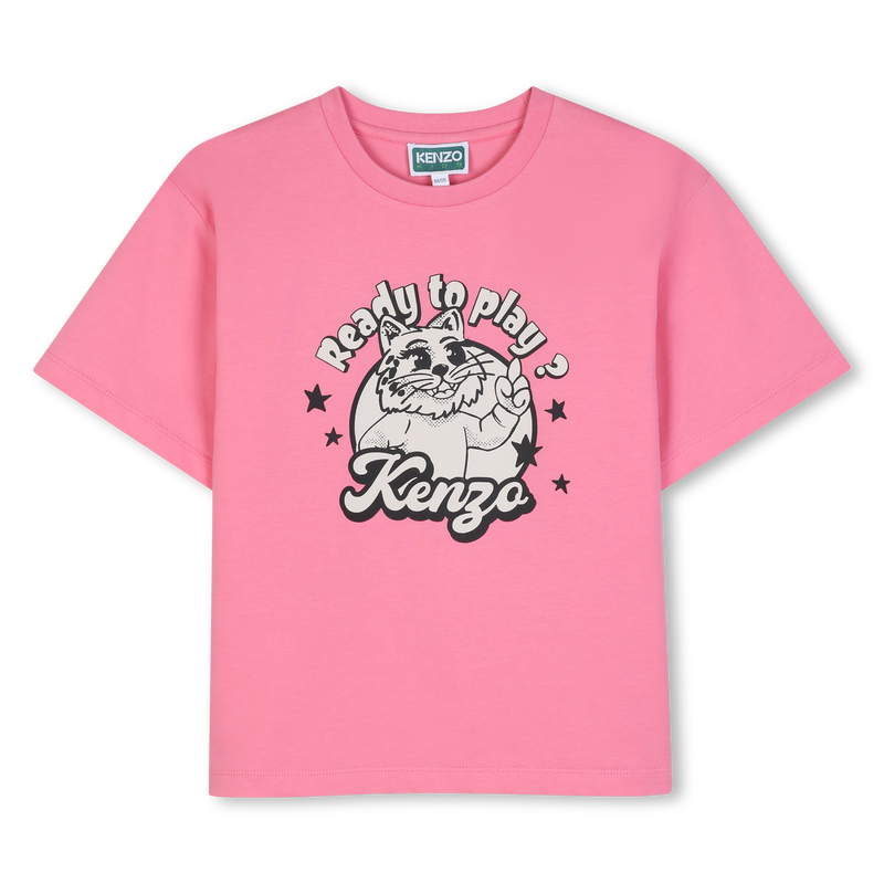 T-Shirt mit kurzen &Auml;rmeln KENZO KIDS 
                        GIRL