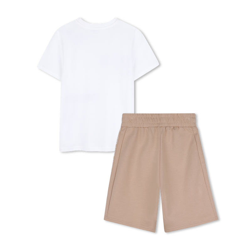 SET AUS T-SHIRT UND BERMUDASHORTS DKNY 
                        BOY