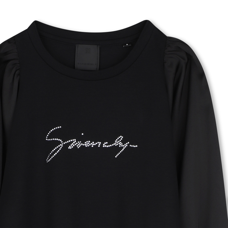 Kleid mit Satin&auml;rmeln GIVENCHY 
                        GIRL