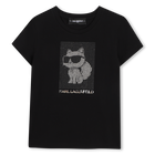 Kurz&auml;rmeliges t-shirt KARL LAGERFELD KIDS 
                    GIRL
