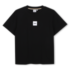 T-Shirt mit kurzen &Auml;rmeln, SCHWARZ, hi-res