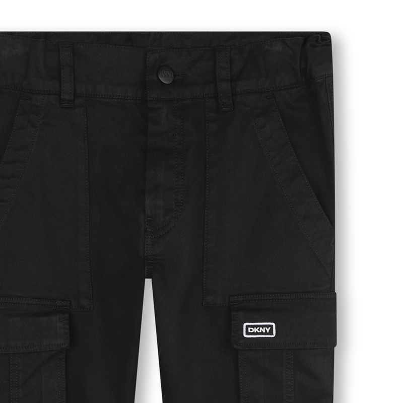 Baumwoll-Hose mit Taschen DKNY 
                        BOY