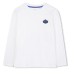 Lang&auml;rmeliges T-Shirt, WEISS, hi-res