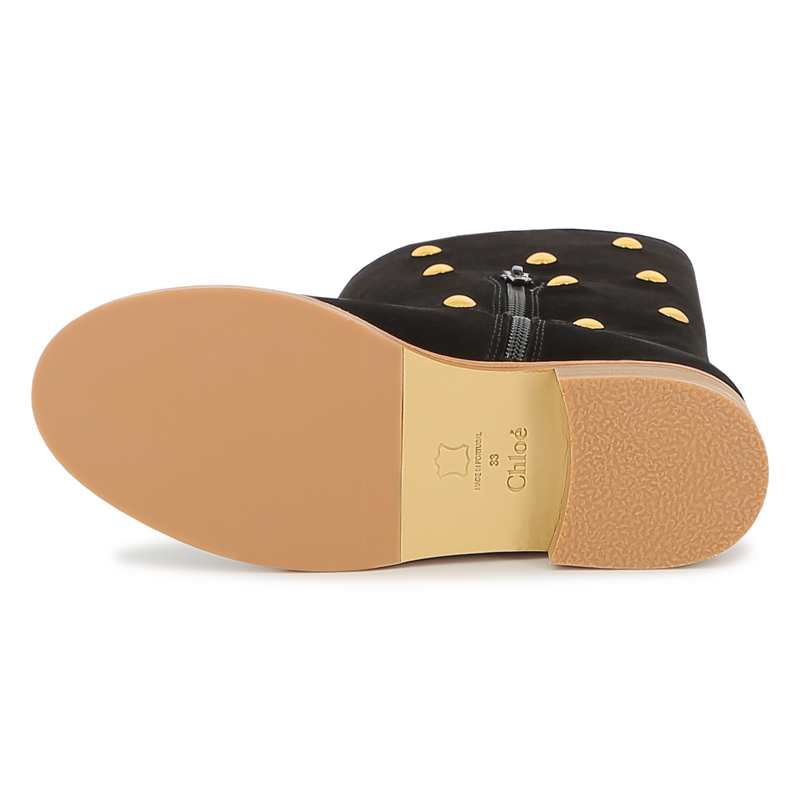 Stiefel aus Kalbsveloursleder CHLOE 
                        GIRL