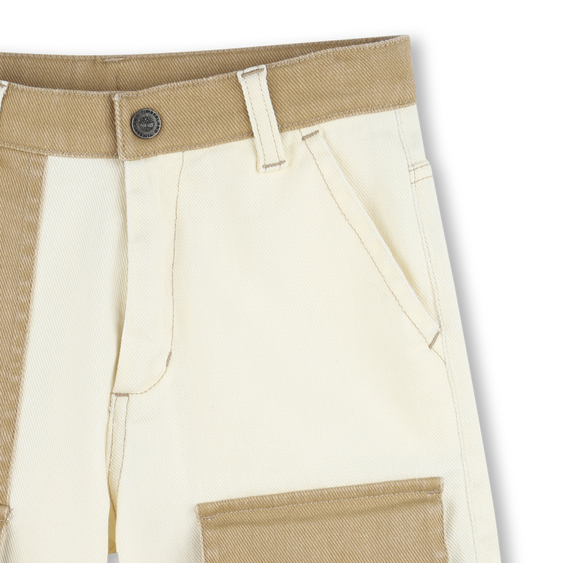 Verstellbare Bermudas aus Twill TIMBERLAND 
                        BOY
