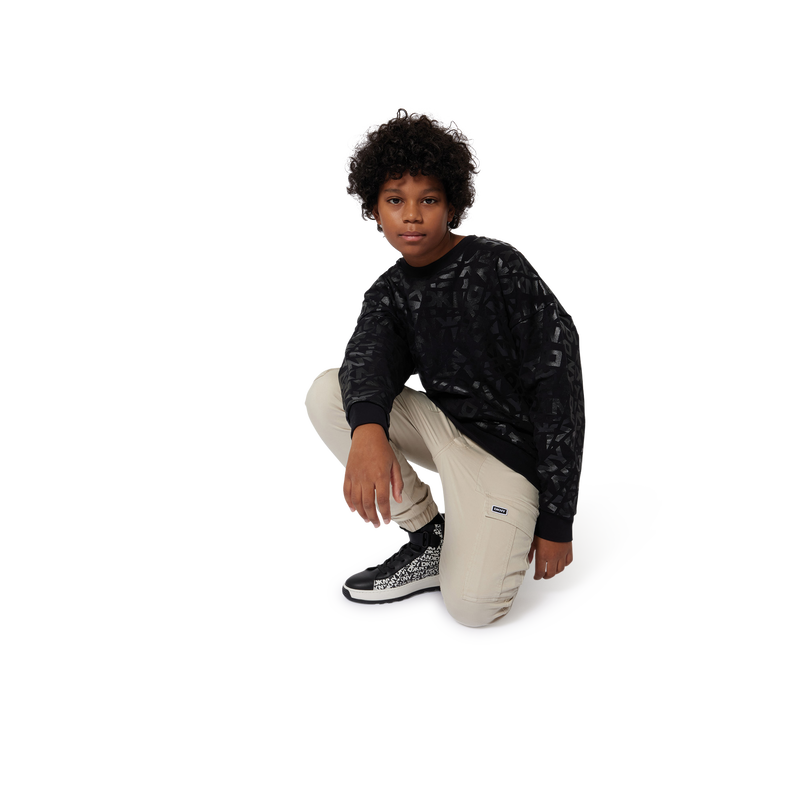 Baumwoll-Hose mit Taschen DKNY 
                        BOY