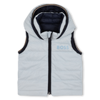 Wendbare &auml;rmellose Daunenjacke BOSS 
                    BOY
