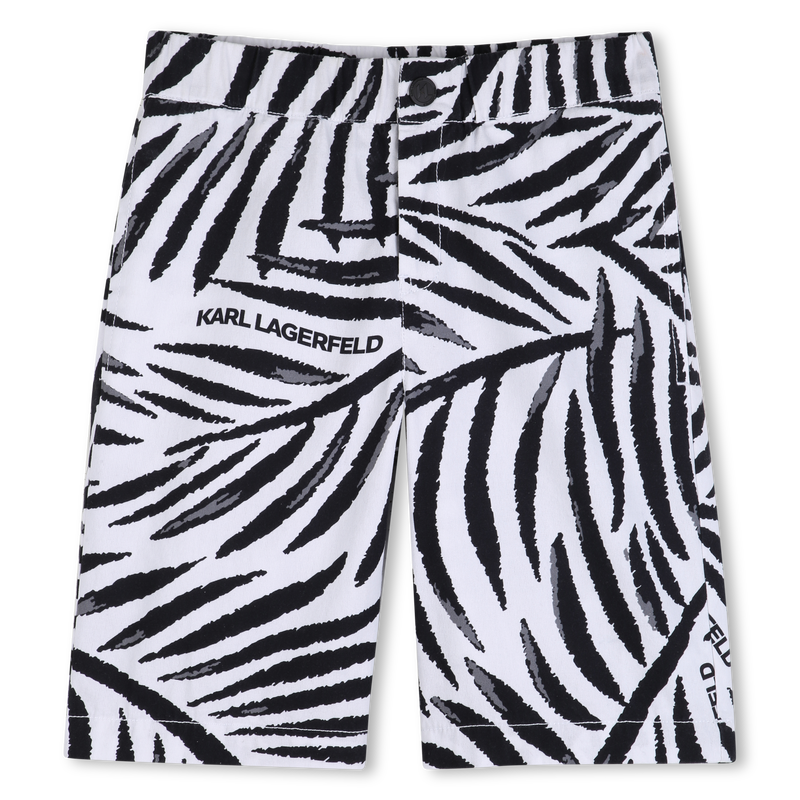 BERMUDASHORTS AUS POPELINE KARL LAGERFELD KIDS 
                        BOY