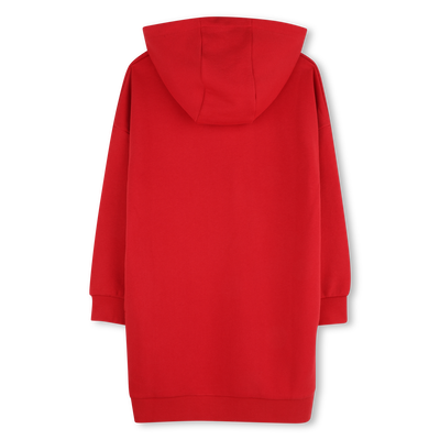Kleid aus nicht geb&uuml;rstetem Fleece KENZO KIDS GIRL
