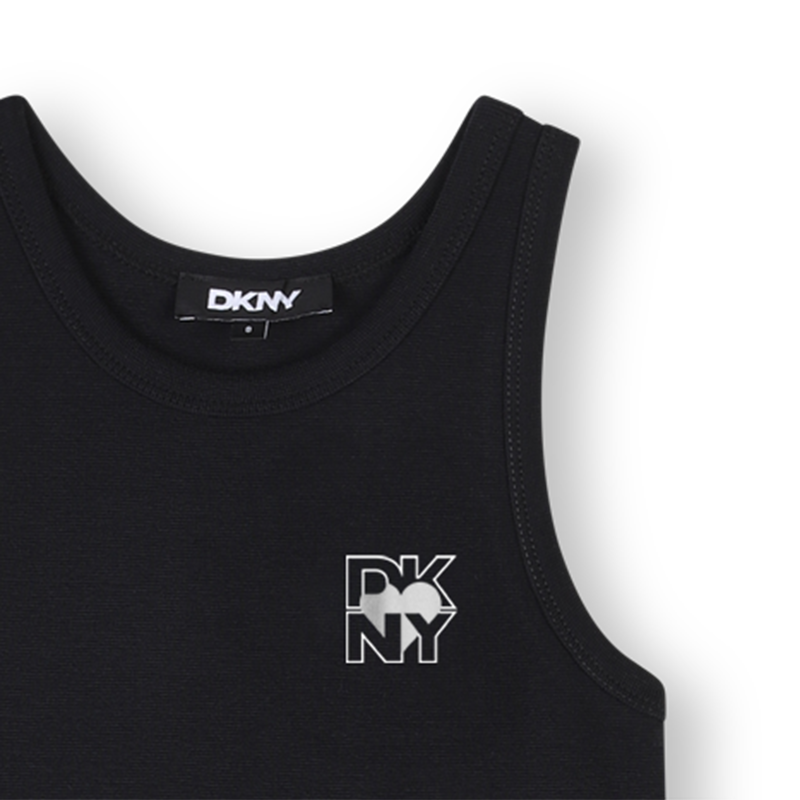 Baumwollkleid im Tanktop-Stil DKNY 
                        GIRL