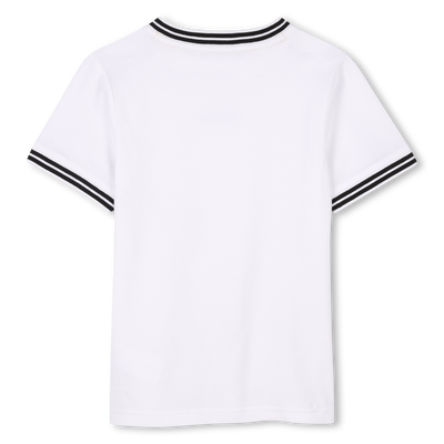 T-Shirt mit farbigen Streifen DKNY UNISEX