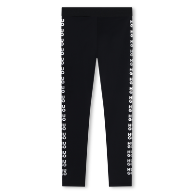 Leggings mit gl&auml;nzenden Logos HUGO GIRL