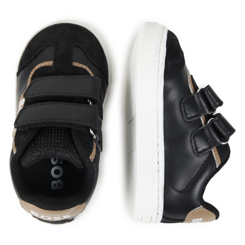 Klett-Sneakers aus Leder BOSS 
                        BOY