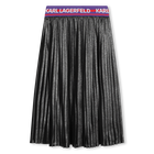 Midi-Plissee-Rock KARL LAGERFELD KIDS 
                    GIRL